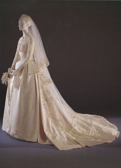 Grace Kelly wedding dress at museum