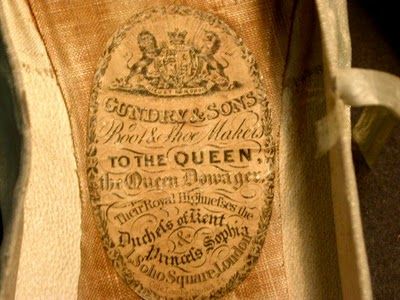 Queen Victorias Wedding Shoes detail 