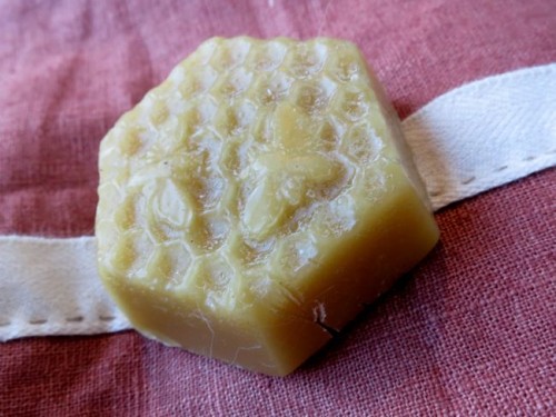 My bee patterned beeswax 