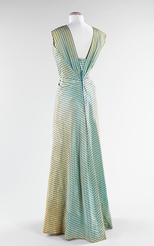 Evening ensemble, Elsa Schiaparelli, summer 1940; silk, metal, wool; French. The Metropolitan Museum of Art 2009.300.3165a,b. 2