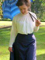 1900s Time Lady blouse & Faille Skirt of Fail thedreamstress.com