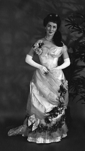 Evening Dress, House of Worth (French, 1858–1956), ca. 1890, 2009.300.635, Metropolitan Museum of Art