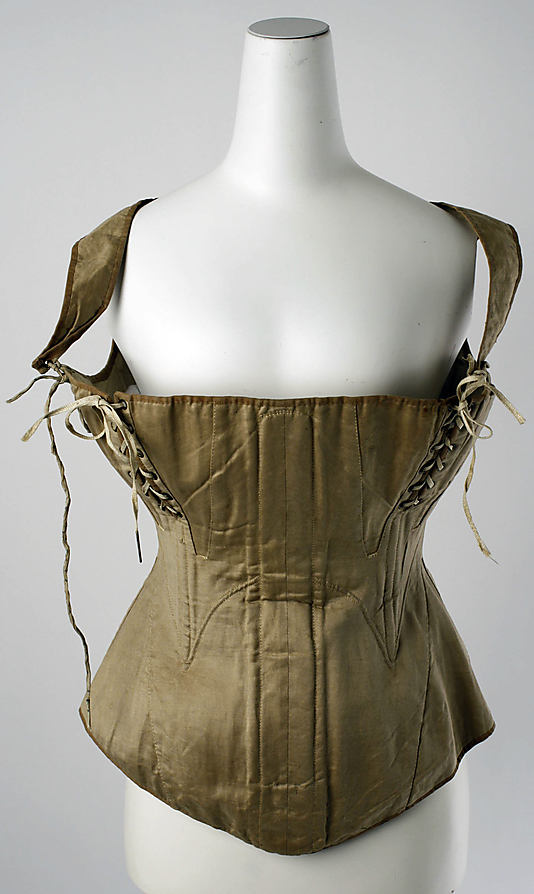 Corset (nursing corset?), 1810–50 American, Metropolitan Museum of Art, C.I.45.111