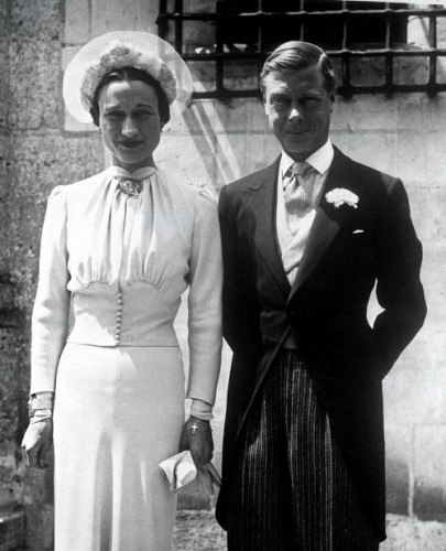 Wallis Simpson and Edward VI on their wedding day - The Dreamstress