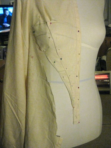 A corset for Emily: draping the pattern - The Dreamstress