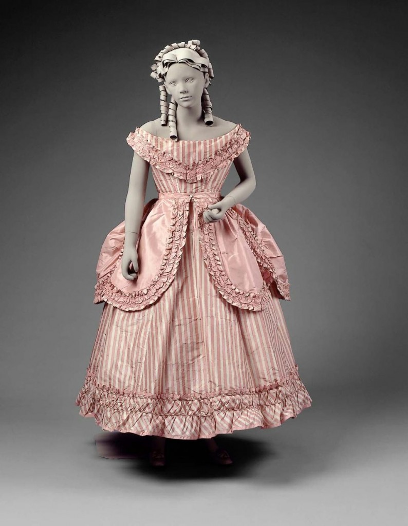 Rate the Dress: ruffly pink party frock of the late 1860s - The Dreamstress
