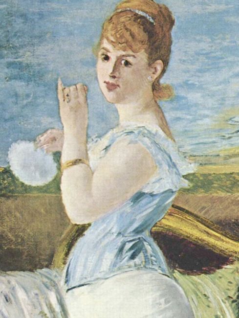 Manet's Nana, 1877 (detail)