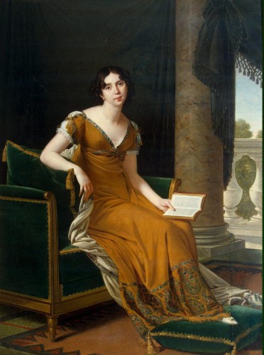 Elisabeth Alexandrovna Stroganoff countess Demidoff (1779-1818) by Robert LefÃ¨vre, ca. 1805 Hermitage Museum St Petersburg