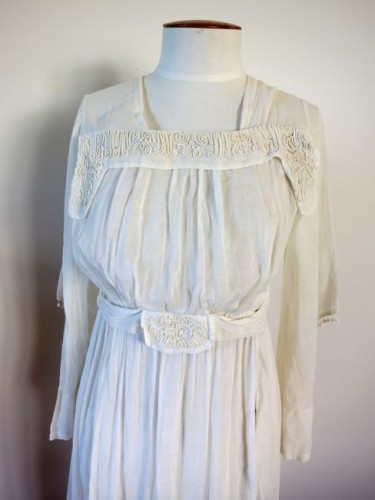 ca. 1916 muslin dress thedreamstress.com