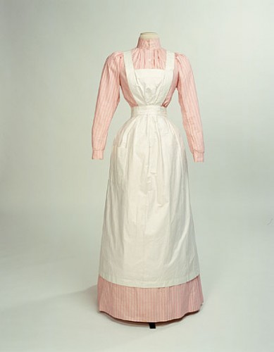 Cook's dress: blouse & skirt with apron. 1890-1910, Manchester City Galleries