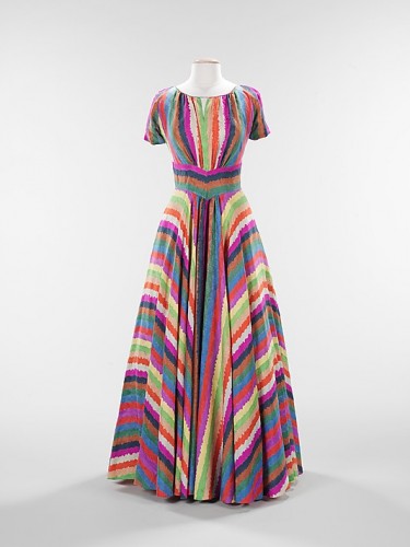Alimony dress, Elizabeth Hawes (American, 1903–1971), 1937, American, silk, Metropolitan Museum of Art