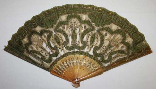 Fan, 1850–60, American (probably), silk, tortoiseshell, Metropolitan Museum of Art