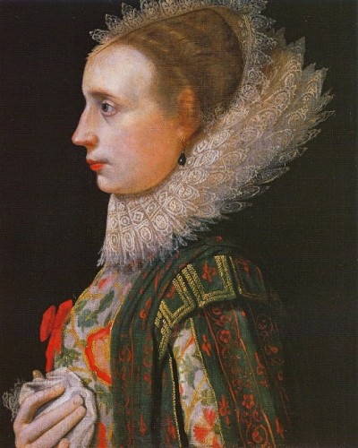 Unknown lady, 1620, by Nathaniel Bacon (English painter, 1585–1627)