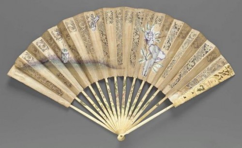 Cut or découpé fan, Dutch, About 1760–75, MFA Boston