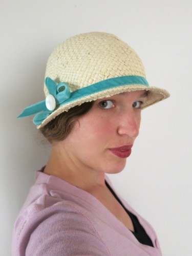 The trimmed cloche hat