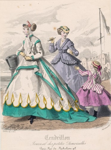 Seaside fashions, August 1866, Cendrillon 