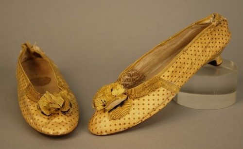 Shoes of spotted leather, 1790-1800 Whittaker Auctions