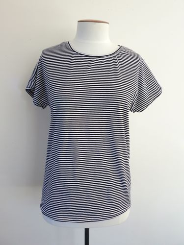 Black and white striped tee, thedreamstress.com