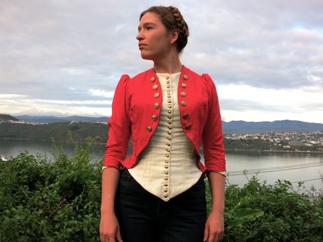 The 1880s does 18th century Polly / Oliver jacket thedreamstress.com