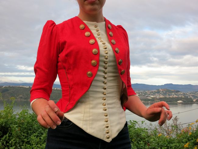 The 1880s does 18th century Polly / Oliver jacket thedreamstress.com