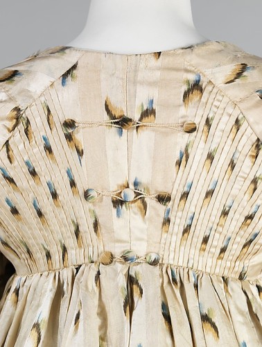 Evening overdress, 1797–99, British, silk, linen, Metropolitan Museum of Art, 2009.300.219