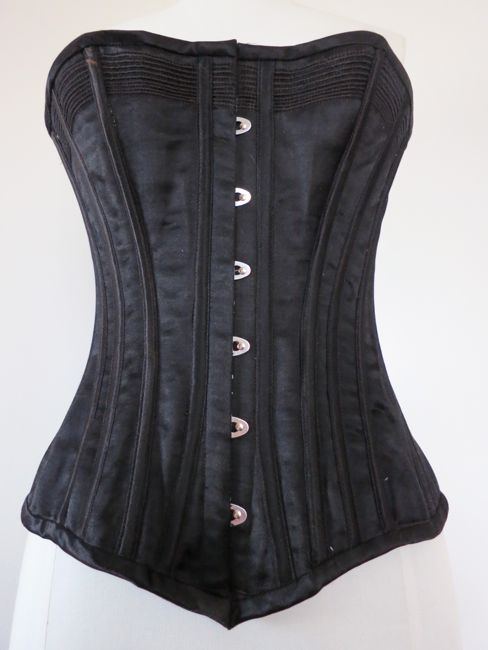 1890s 'Midnight in the Garden' corset thedreamstress.com