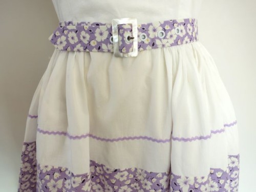 Lavender & white 1950s sundress thedreamstress.com