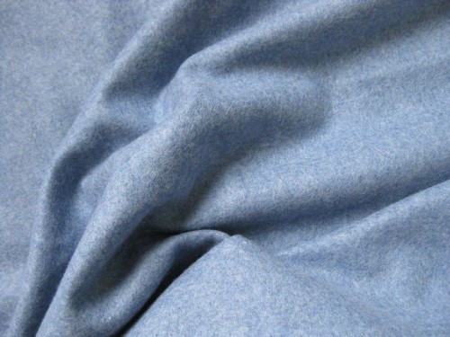 Delft blue felted plain weave wool thedreamstress.com