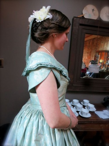 1840s inspired evening dress thedreamstress.com