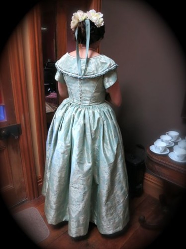 1840s inspired evening dress thedreamstress.com