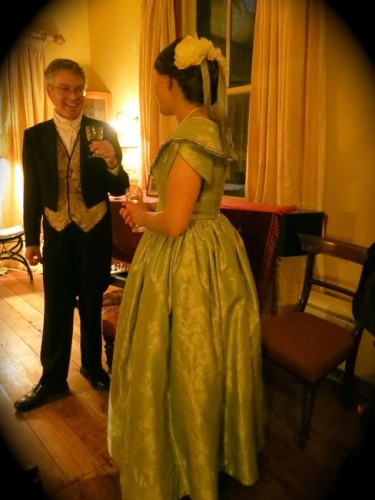 1840s inspired evening dress thedreamstress.com