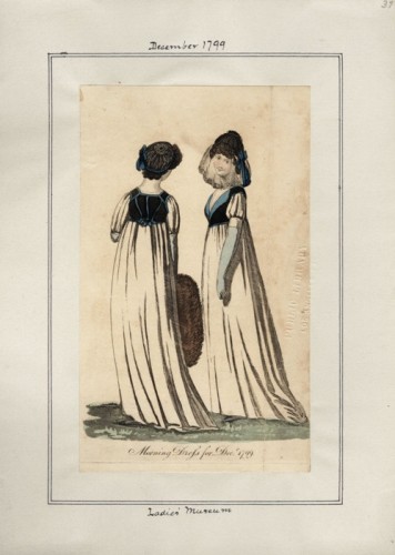 Ladies’ Museum, Morning Dress for December, 1799.