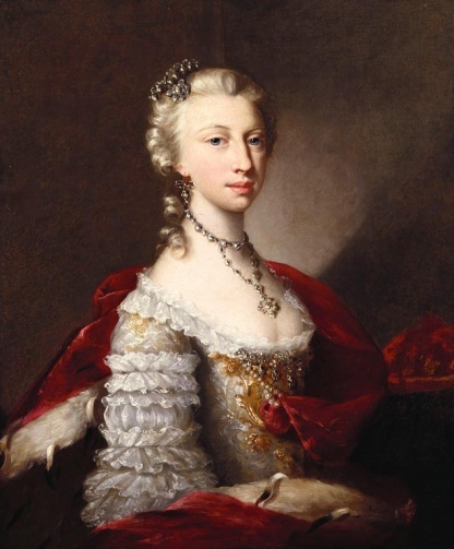 Portrait of a Princess by an unknown German artist, 1740, the Royal Collection, UK