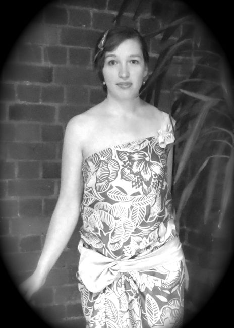 Hula Goddess 1924 dress thedreamstress.com
