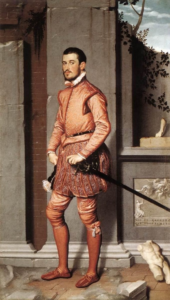 The Gentleman in Pink, Giovanni Battista Moroni , 1560