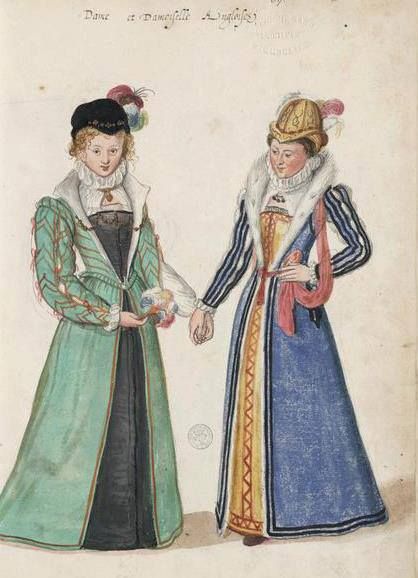 Women's fashions, 1570-75, by Lucas de Heere