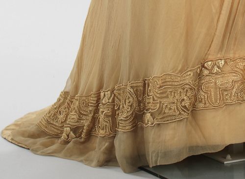 Dress, Mrs. Dunstan (American), 1909—11, silk, metal, Metropolitan Museum of Art, 2009.300.475