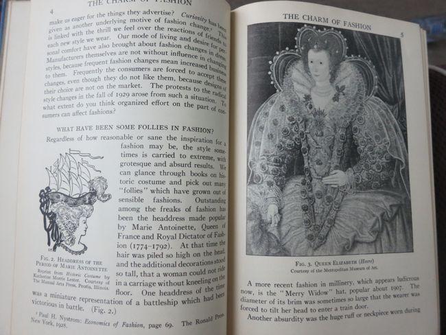 Fabrics & Dress 1930s textbook
