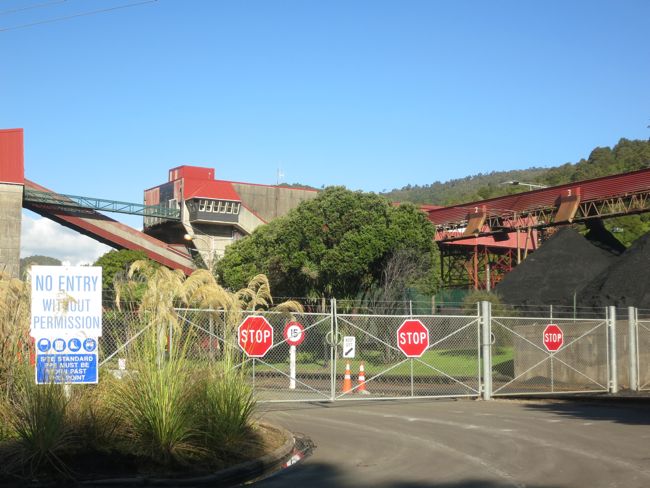 Coal mining Ngakawau, New Zealand