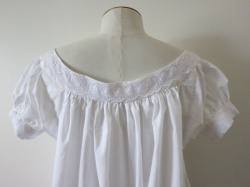 A very sweet, very white 1860s chemise - The Dreamstress