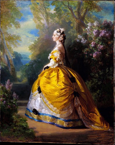 Empress Eugénie as Marie-Antoinette, 1854, Franz Xaver Winterhalter