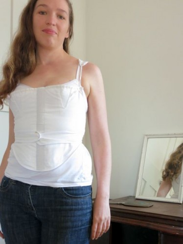 A rather frustrating Regency wrap corset a la Paresseuse - The Dreamstress