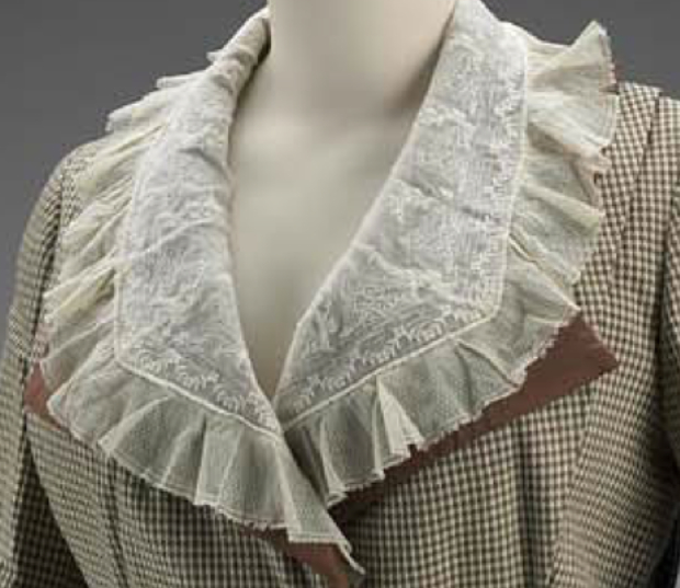 Detail of collar from suit, 1911, by Brooks, American (Philadelphia, PA), MFA Boston, 2009.2299.1-4