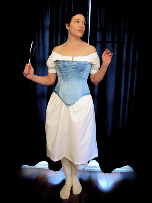 1880s corset & chemise thedreamstress.com