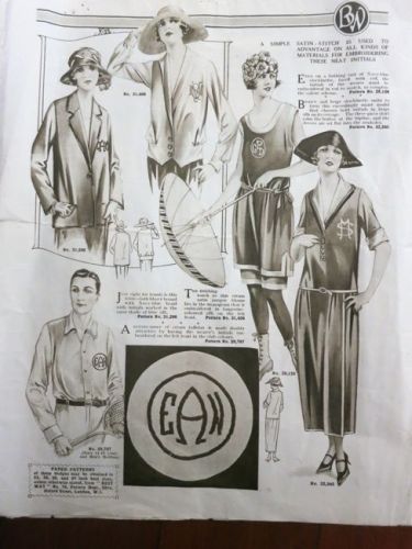 Monogrammed sportswear in the 1920s - The Dreamstress