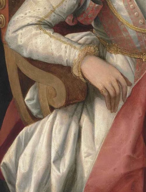 Portrait of a Lady, Follower of Francesco Salviati del Rossi, 16th century (detail)