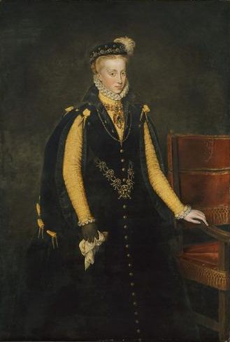 Anthonis Mor, Anna of Austria, Queen of Spain, 1570, Vienna, Kunsthistorisches Museum Gemäldegalerie Inventory number GG_3053