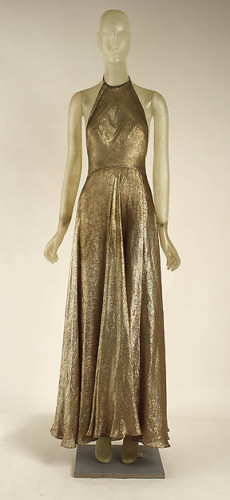Rate the Dress: Vionnet does gold and bows - The Dreamstress