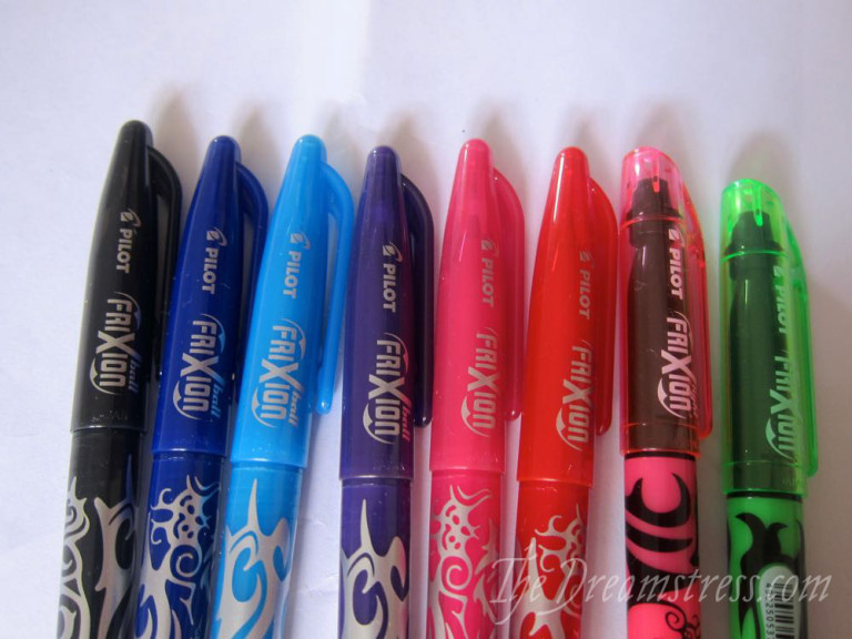 Pilot Frixion pens my newest favourite sewing trick The Dreamstress