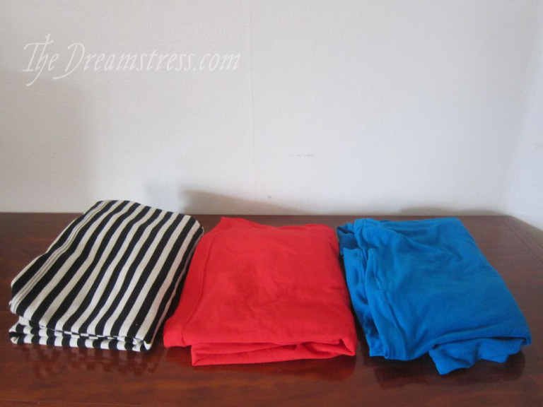 A tale of three Tees how to pick fabrics for successful knit sewing